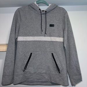 Abercrombie and Fitch black and gray hoodie